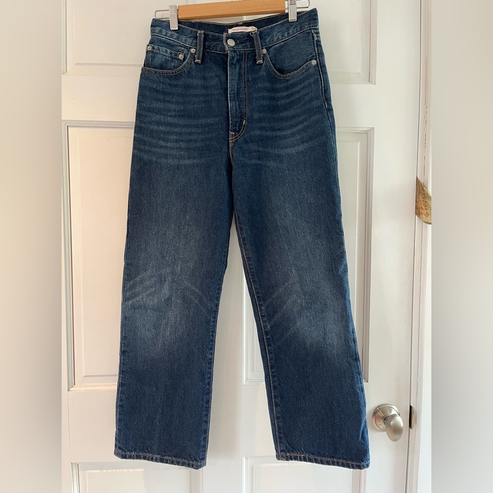 Levis Ribcage Straight Ankle Jeans